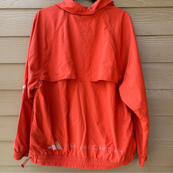 Stella McCartney x Adidas Truecasuals Woven Track Jacket In Burnt Cayenne Medium - Picture 6 of 8